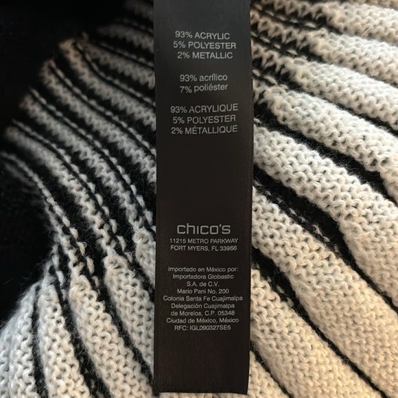 Chico’s Travelers Sweater Size 3 - Picture 9 of 10